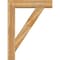Ekena Millwork Traditional Block Rough Sawn Bracket w/ Offset Brace, Western Red Cedar, 8"W x 36"D x 48"H BKT0806X36X48TRA05RWR - alternate 3